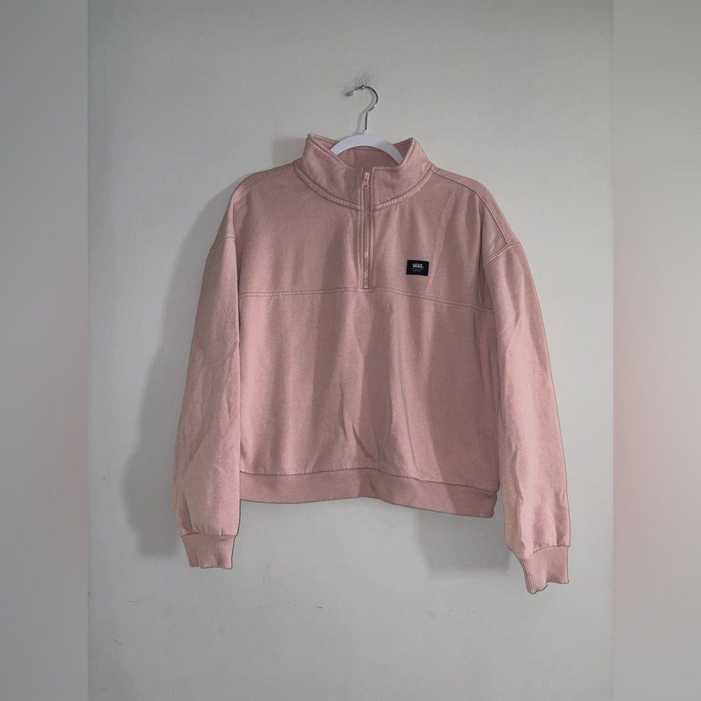 Vans - Pink Half Zip Sweater